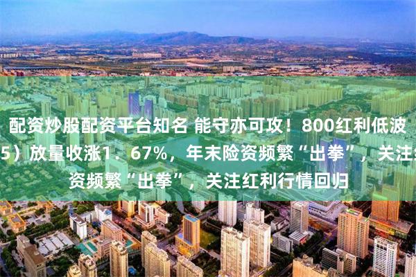 配资炒股配资平台知名 能守亦可攻！800红利低波ETF（159355）放量收涨1．67%，年末险资频繁“出拳”，关注红利行情回归