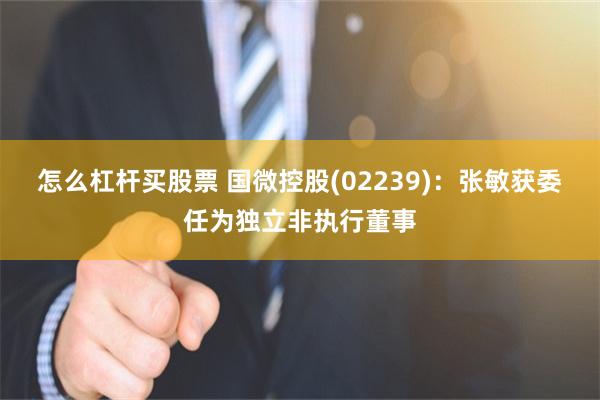 怎么杠杆买股票 国微控股(02239)：张敏获委任为独立非执行董事