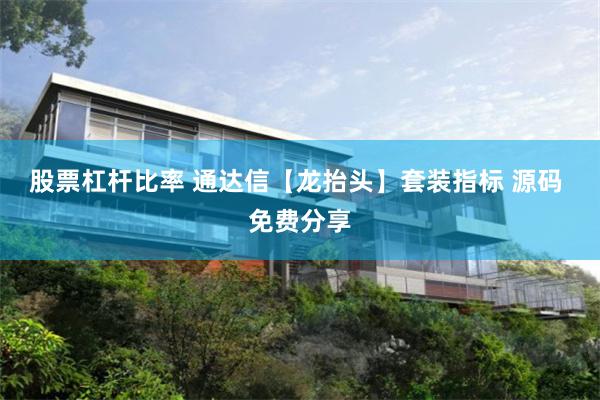 股票杠杆比率 通达信【龙抬头】套装指标 源码 免费分享