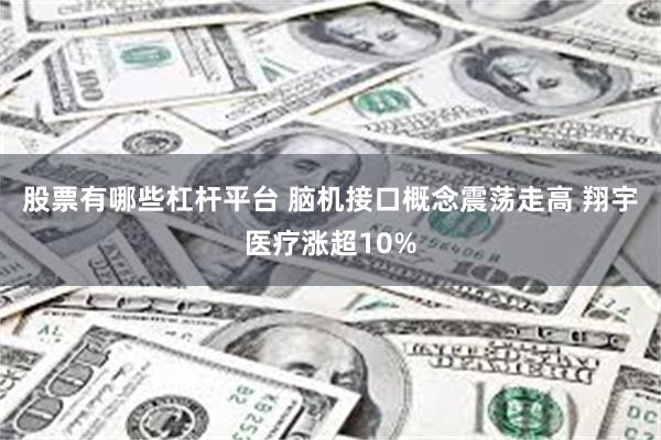 股票有哪些杠杆平台 脑机接口概念震荡走高 翔宇医疗涨超10%