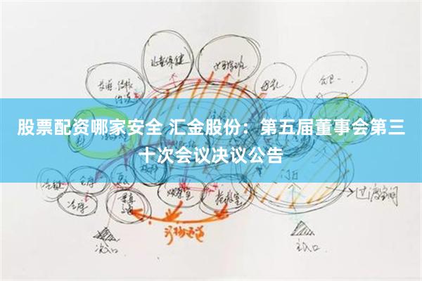 股票配资哪家安全 汇金股份：第五届董事会第三十次会议决议公告