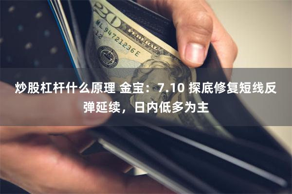 炒股杠杆什么原理 金宝:7.10 探底修复短线反弹延续,日内低多为主