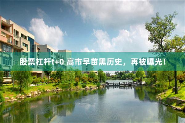 股票杠杆t+0 高市早苗黑历史，再被曝光！