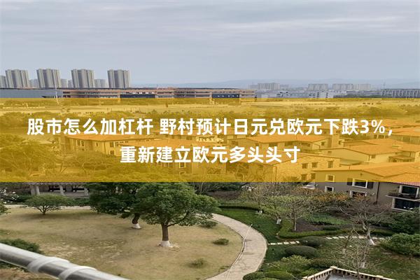 股市怎么加杠杆 野村预计日元兑欧元下跌3%，重新建立欧元多头头寸