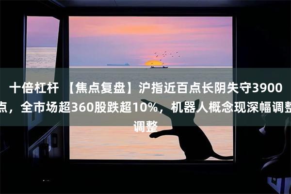 十倍杠杆 【焦点复盘】沪指近百点长阴失守3900点，全市场超360股跌超10%，机器人概念现深幅调整