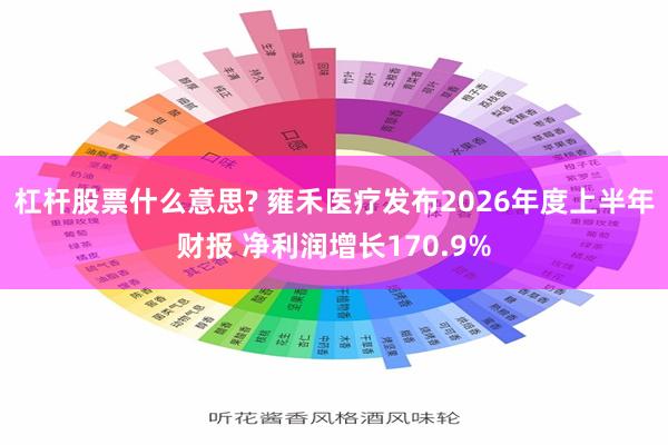 杠杆股票什么意思? 雍禾医疗发布2026年度上半年财报 净利润增长170.9%