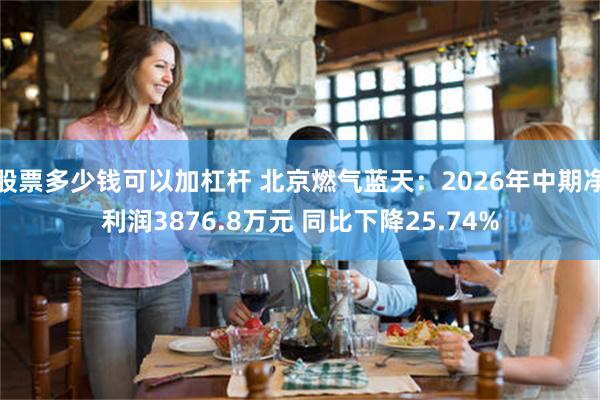 股票多少钱可以加杠杆 北京燃气蓝天：2026年中期净利润3876.8万元 同比下降25.74%