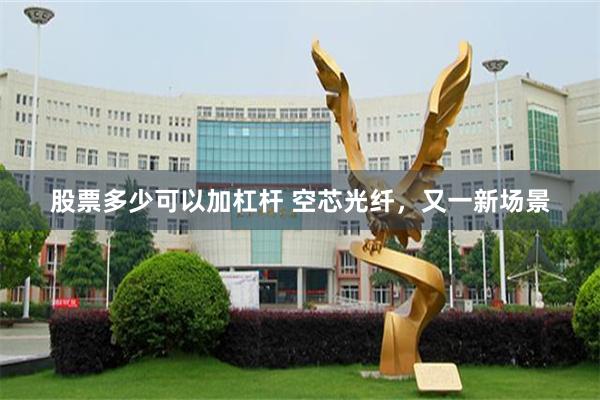 股票多少可以加杠杆 空芯光纤，又一新场景